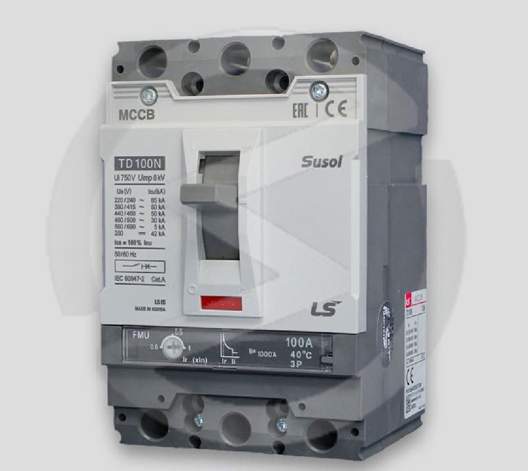 کلید اتوماتیک سه پل قابل تنظیم LS مدل TD100N FMU 100-3
